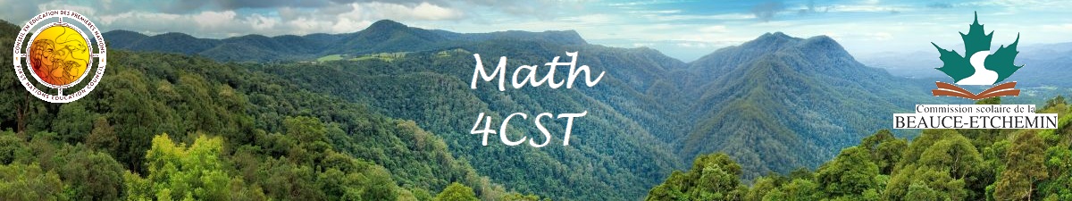 Mathématique – Secondaire 4 CST – 063 414