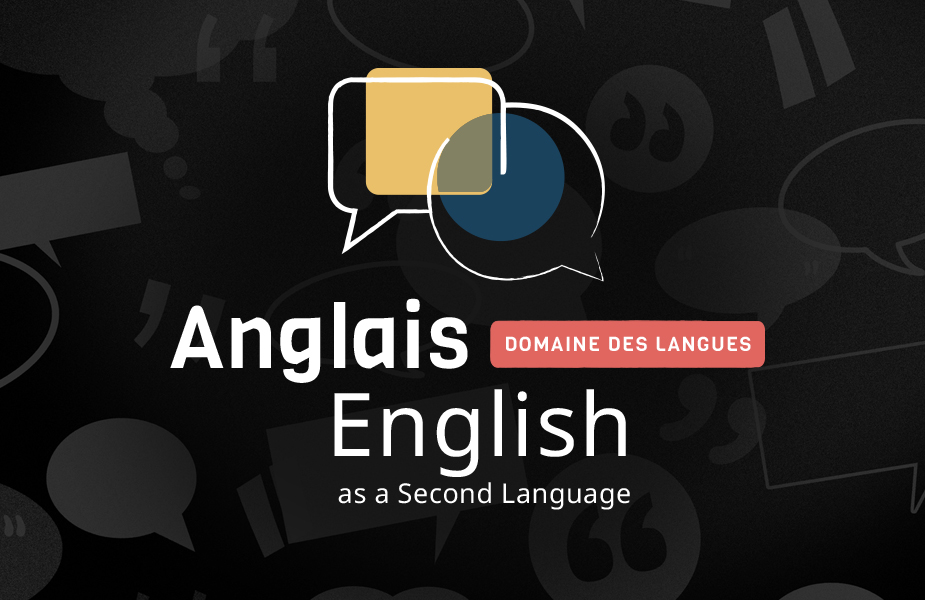 English as a Second Language • 5e secondaire copie 2